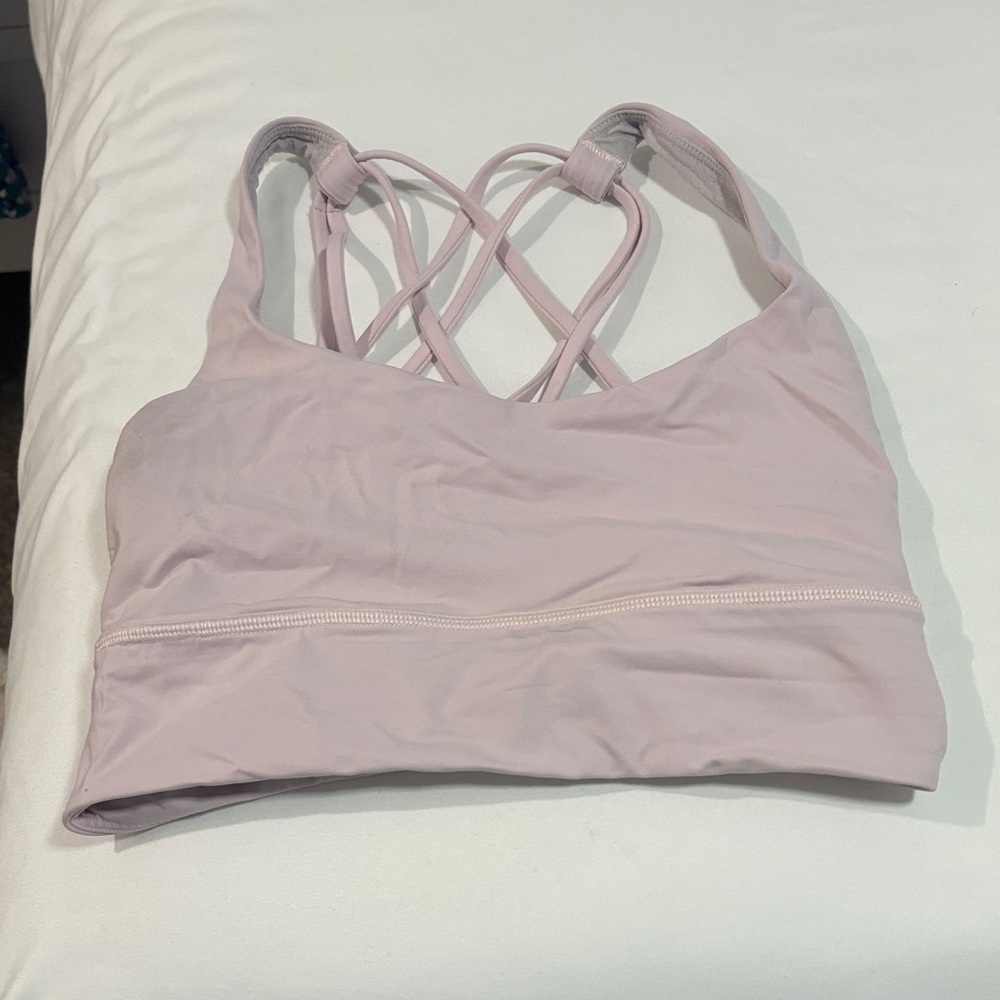 Light Pink Lululemon Sports Bra